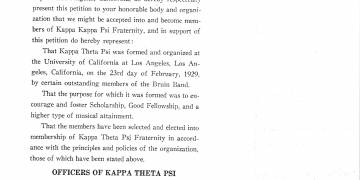 1929 Kappa Kappa Psi History