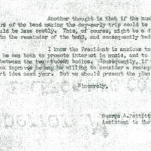Letter to Leroy Allen, Doubts about Cal trip, page 2, October 10, 1938
