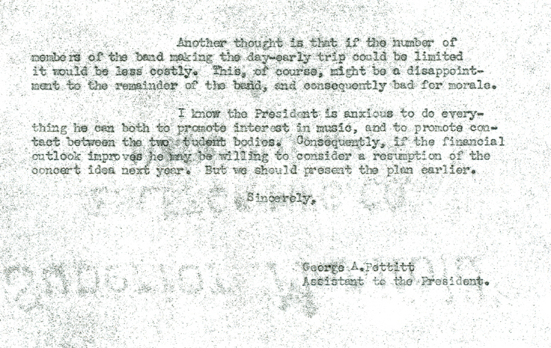 Letter to Leroy Allen, Doubts about Cal trip, page 2, October 10, 1938
