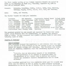 Student Executive Council Minutes, page 1, September 16, 1936