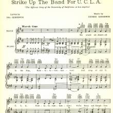 "Strike Up The Band for UCLA" score