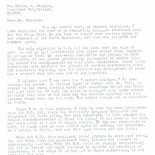 Letter, Allen to Maclise, Lack of Rehearsal Space, June 12, 1940