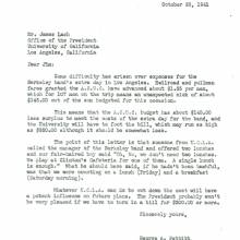 Letter, Petttit to Lash, October 28, 1941