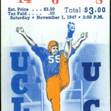 Football Ticket November 1, 1947