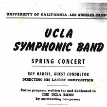 1949 05 10 Roy Harris Symphonic Band Concert 6