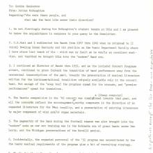 Letter, Patton McNaughton to Gordon Henderson