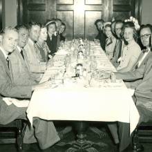 Roy Harris dinner, late 1940's