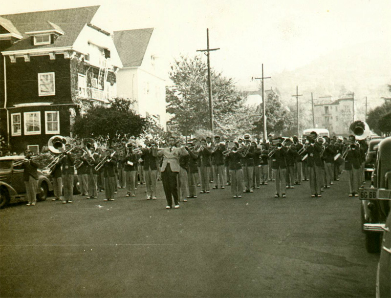 Band parade, Cal Trip, November 1948