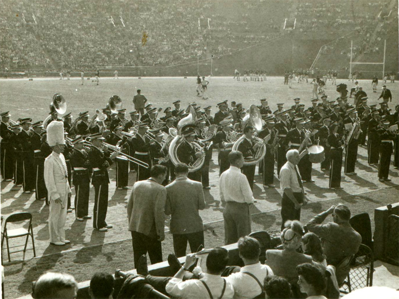 Band at Coliseum, Late 1940's