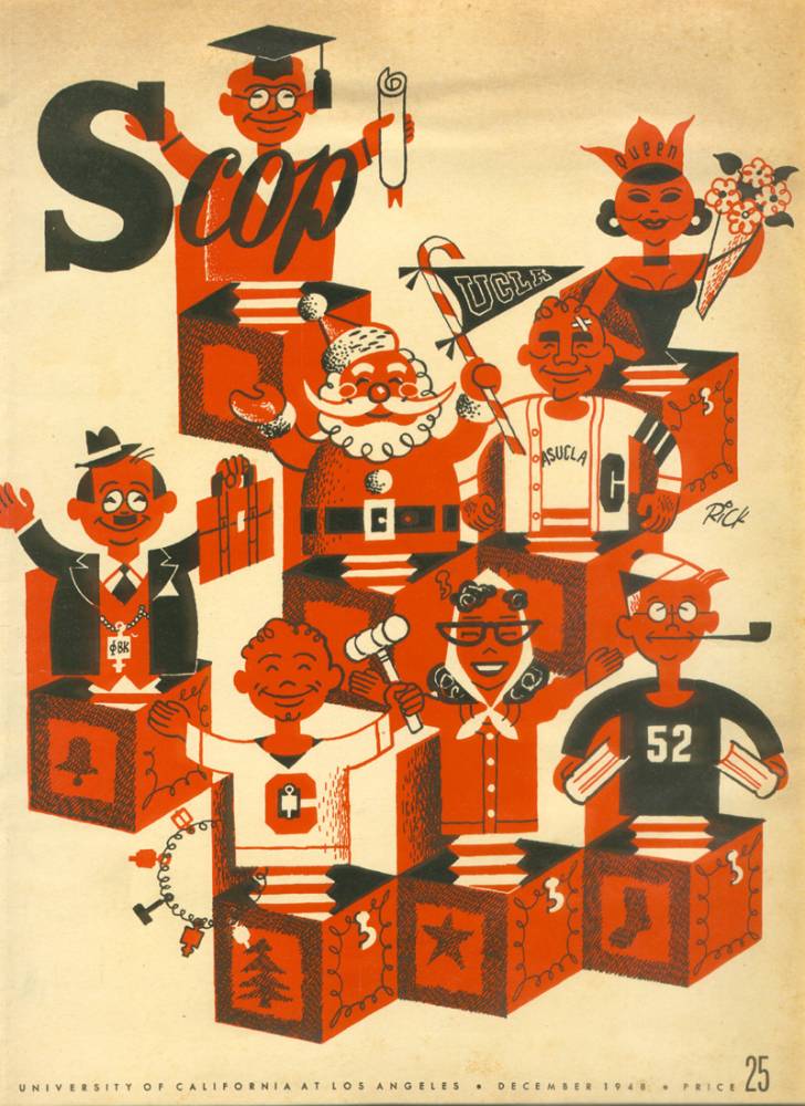 Scop cover, campus magazine, December 1948