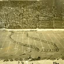 California formation, Idaho game, Coliseum, October 2, 1948