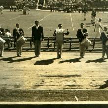 Drums at Washington State game, Coliseum, September 19, 1948