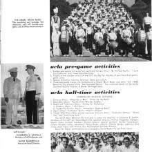 Band page, 1954 Rose Bowl Program, January 1, 1954