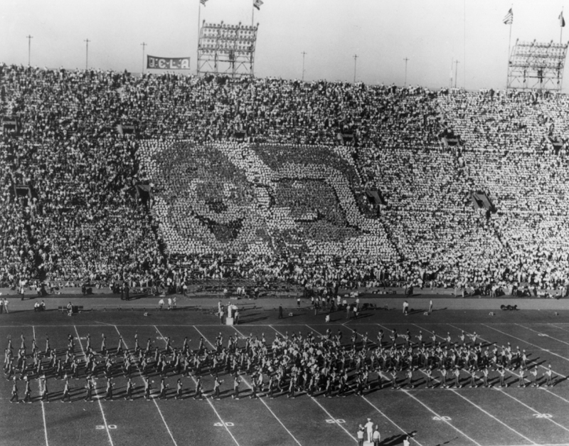 Joint performance with USC Band, 1950's