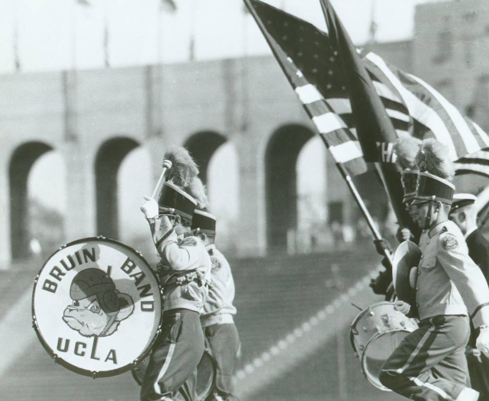 1950s Bass Drum and Flags