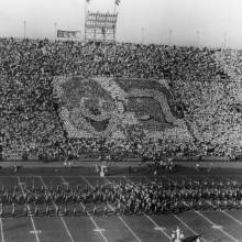 Joint performance with USC Band, 1950's