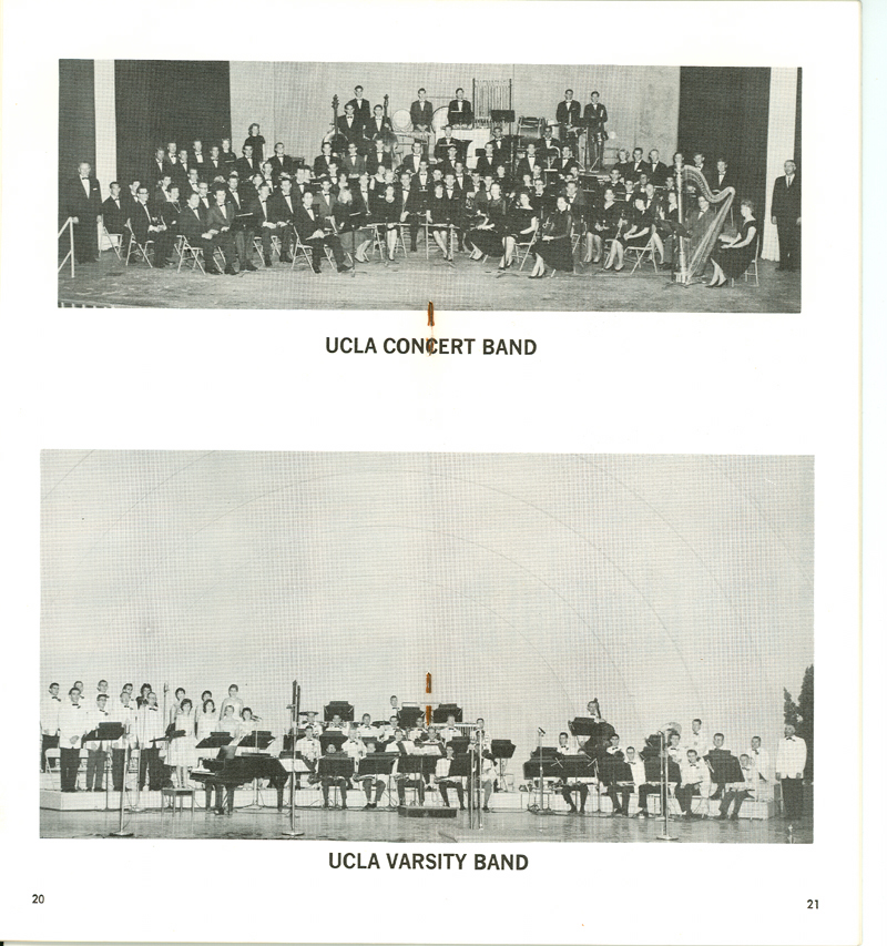 Band Press Release, pages 20-21, 1962 Rose Bowl