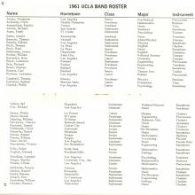 Band Press Release, pages 22-23, 1962 Rose Bowl