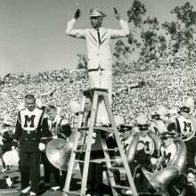 Kelly James and Spartan Marching Band, January 1, 1966, 1966 Rose Bowl