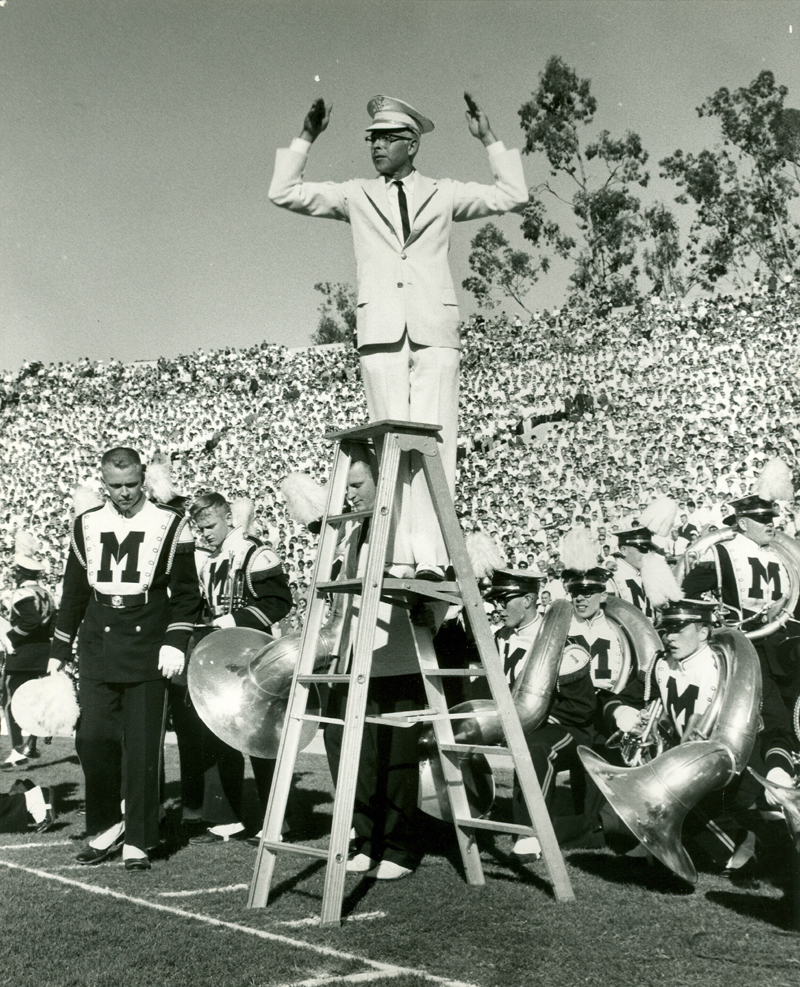 Kelly James and Spartan Marching Band, January 1, 1966, 1966 Rose Bowl