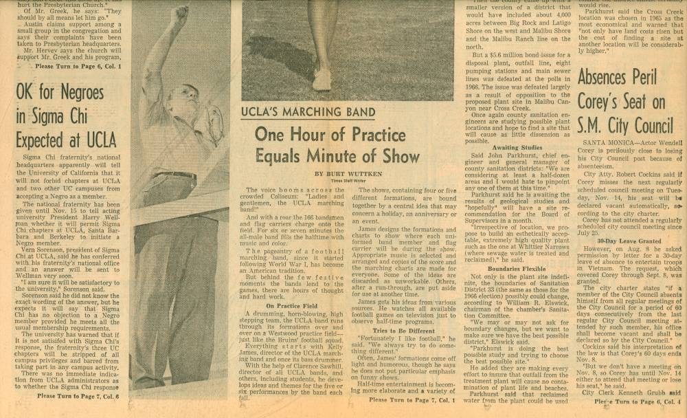 1967 Article La Times Practice 10/29/67 3