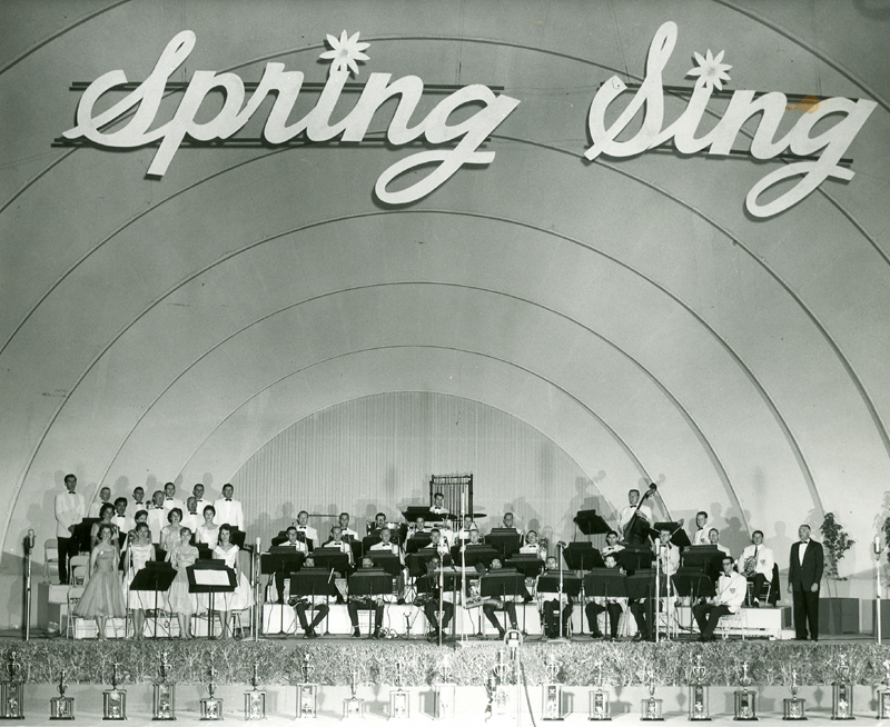 Varsity Band at Hollywood Bowl, Spring Sing