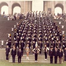 Full Band in Uniform at Colliseum, unknown year