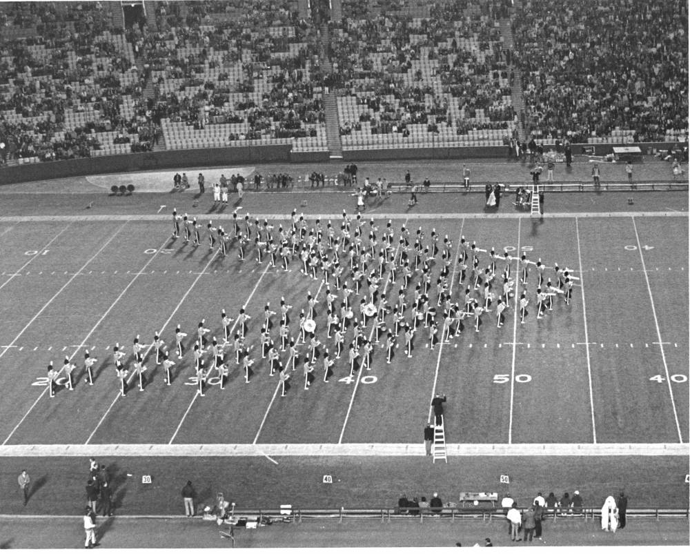 1970 UCLA v Stanford chevron