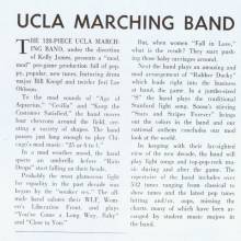 Goal Post Band page, Stanford game, October 24, 1970
