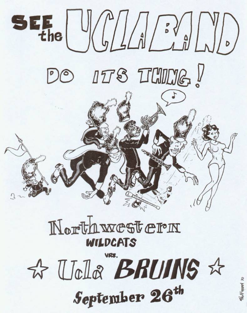 Band  Cartoon, Northwestern game, September 26, 1970