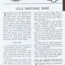 Goal post Band page, Washington State game, October 30,1970