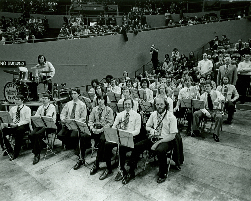 Varsity Band in Portland, Oregon regional, 1975 NCAA Men's Basketball Tournament