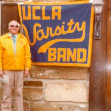 1980 F. Kelly James with Sign