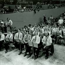 Varsity Band in Portland, Oregon regional, 1975 NCAA Men's Basketball Tournament