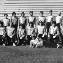 Band intramural football team, 1975
