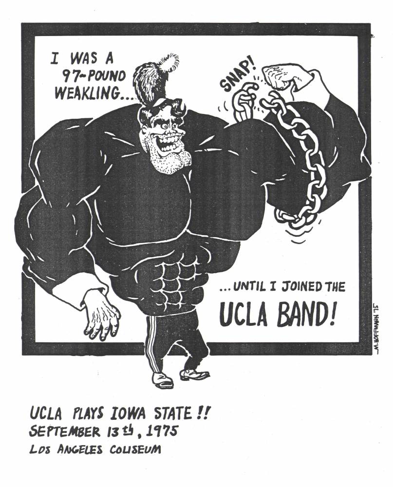 1975 9/13 UCLA v Iowa St Cartoon