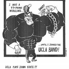 1975 9/13 UCLA v Iowa St Cartoon