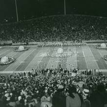 Band on field at 1976 Liberty Bowl, Memphis, Tennessee, December 20, 1976