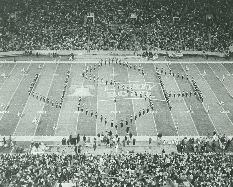 USA Formation, 1976 Liberty Bowl, Memphis, Tennessee, December 20, 1976