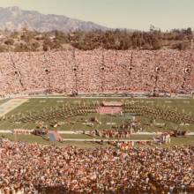 Pregame formation, National Anthem, 1976 Rose Bowl, January 1, 1976