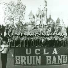 Band at Disneyland prior to 1976 Rose Bowl
