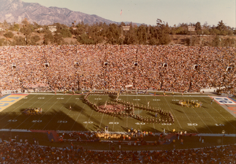 California formation, 1976 Rose Bowl, January 1, 1976