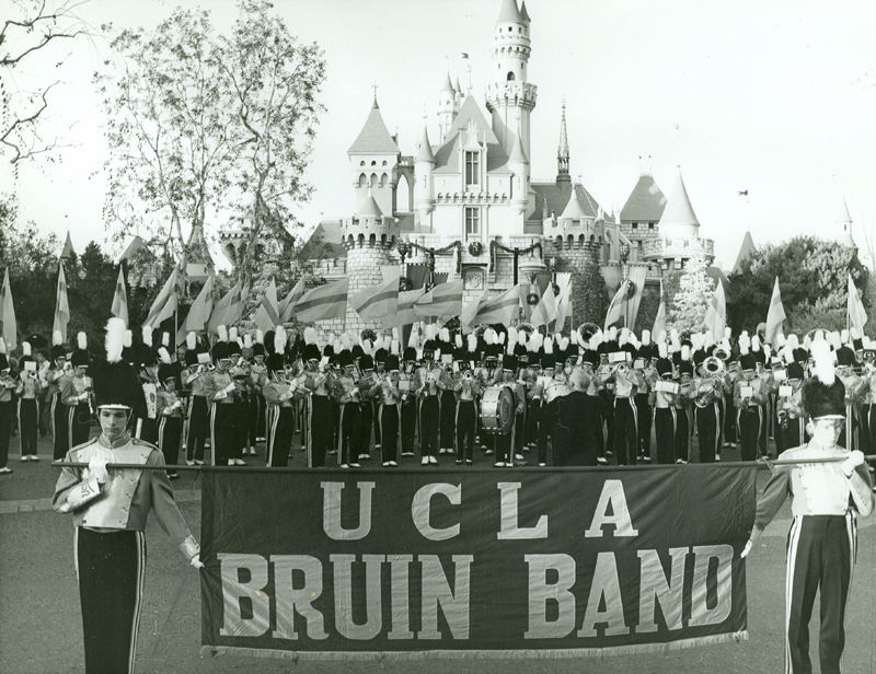 Band at Disneyland prior to 1976 Rose Bowl