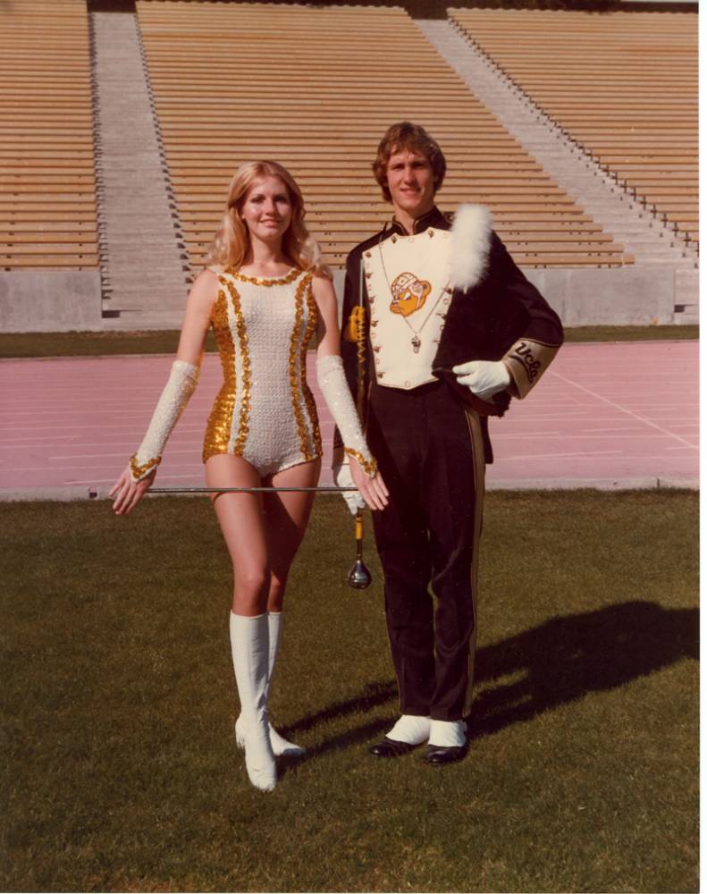 Drum major and golden girl, 1970's