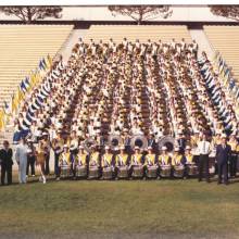 Group photo, Drake Stadium, 1980