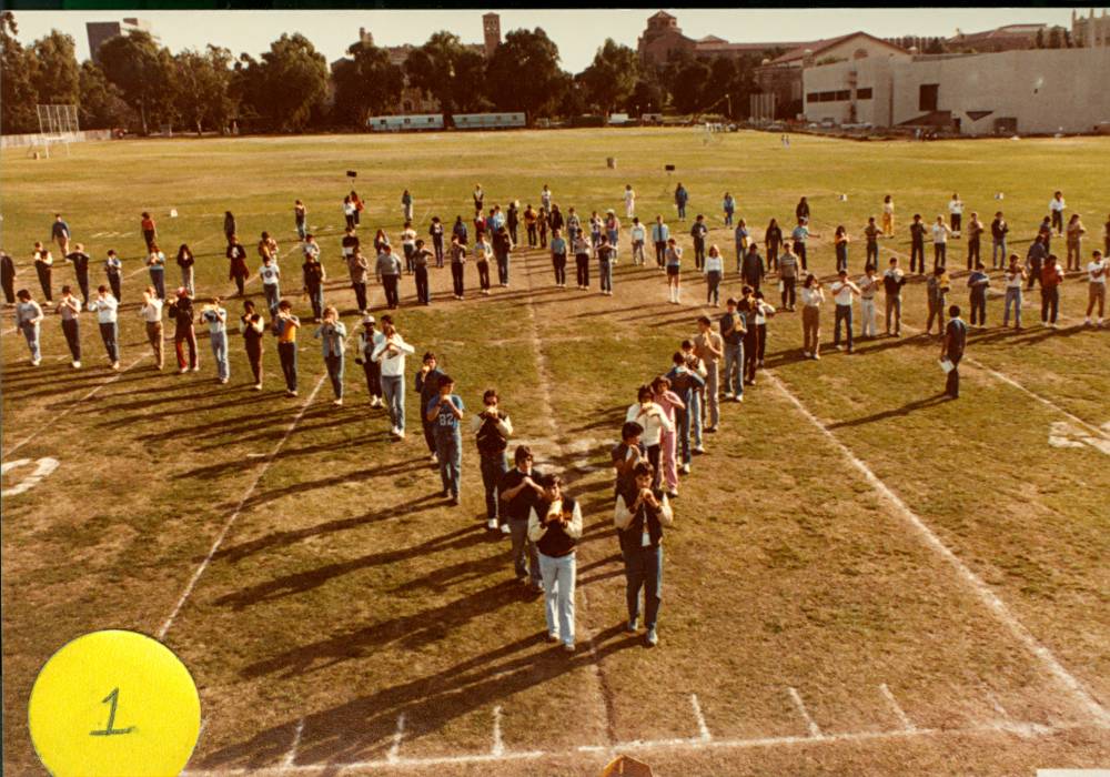 Band rehearsal, 1982