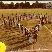 Band rehearsal, 1982