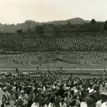 Band at Arizona game, October 9, 1982