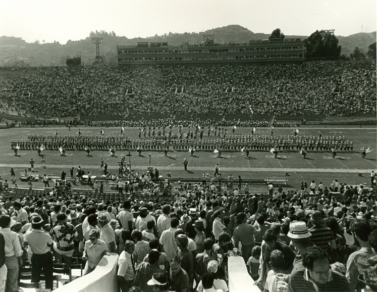 Band at Arizona game, October 9, 1982