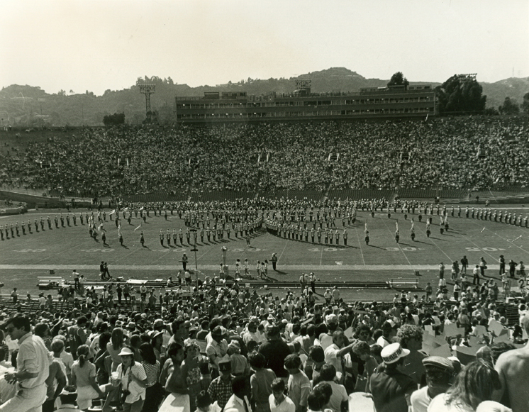 Band at Arizona game, October 9, 1982